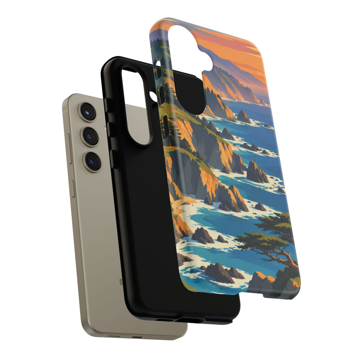 Big Sur — Cypress Coast Samsung Galaxy Tough Case