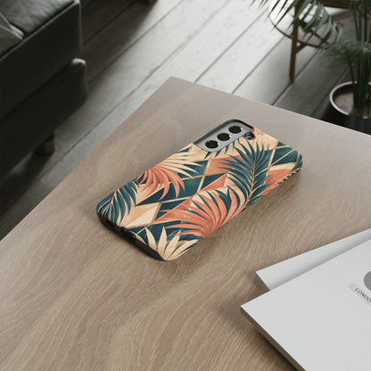 Coral Palm Pavilion Samsung Galaxy Tough Case | art deco