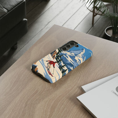 Swiss Skiing — Downhill Arc Samsung Galaxy Tough Case