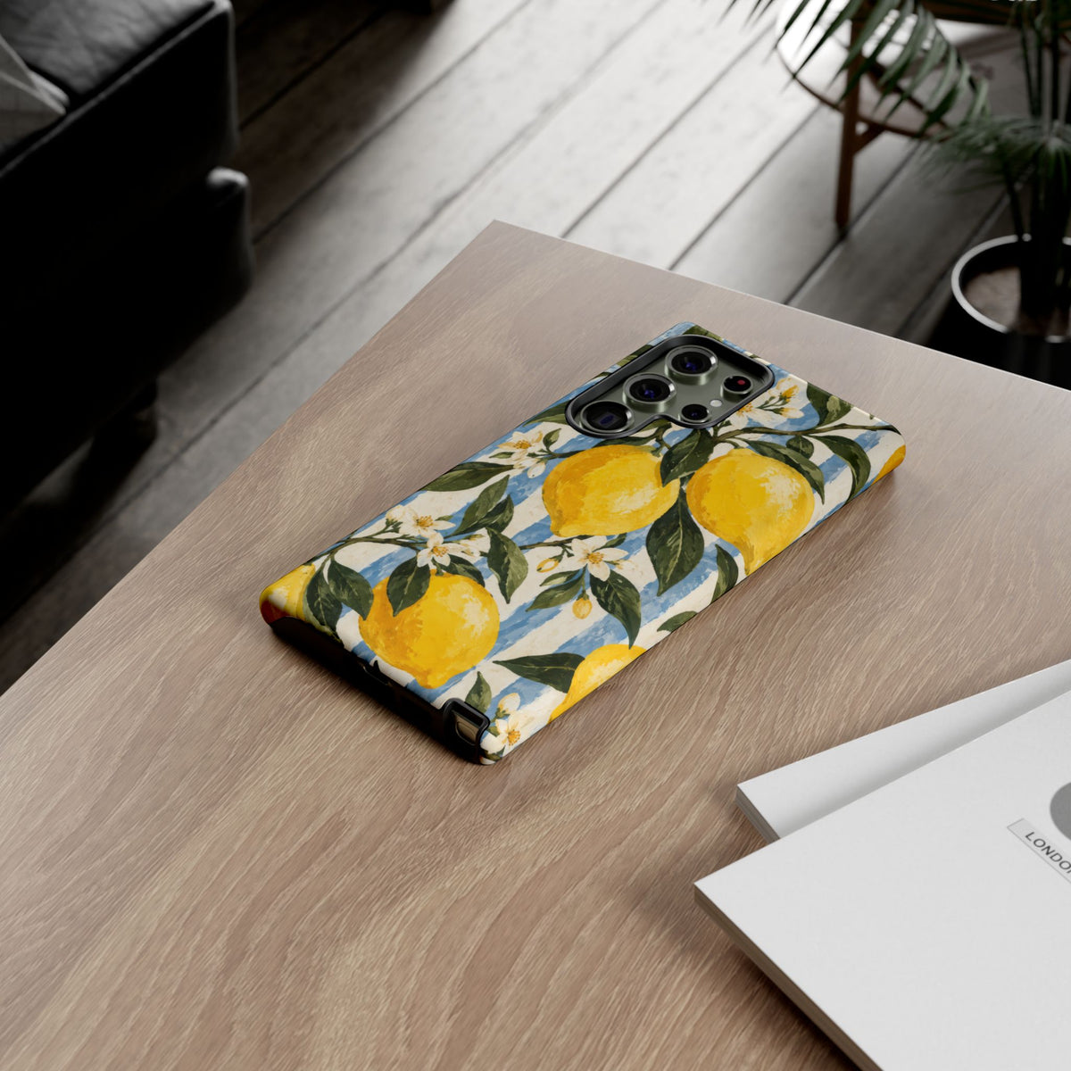 Riviera Lemons Samsung Galaxy Tough Case | lemon print
