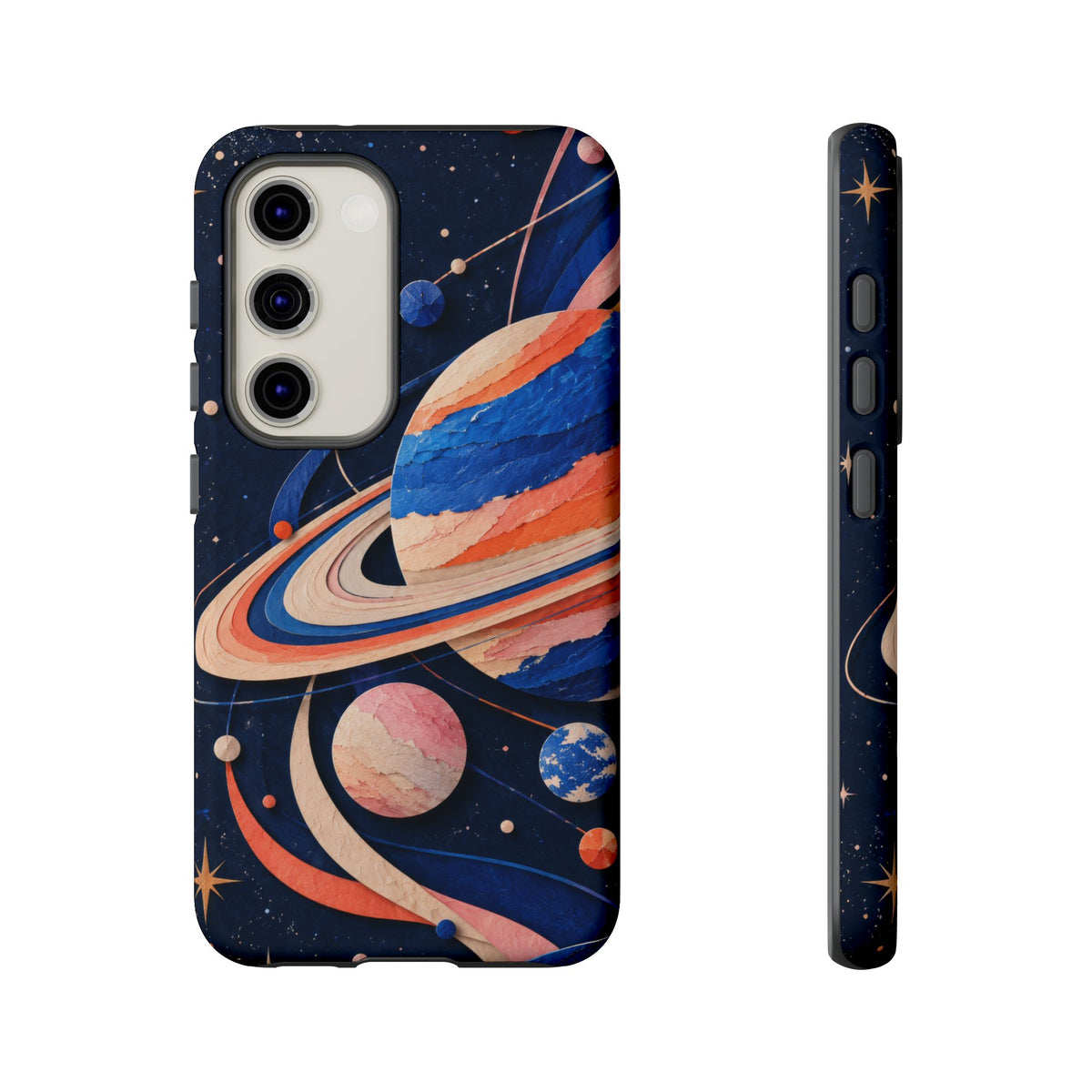 Cosmic Cut Paper Samsung Galaxy Tough Case | modern space