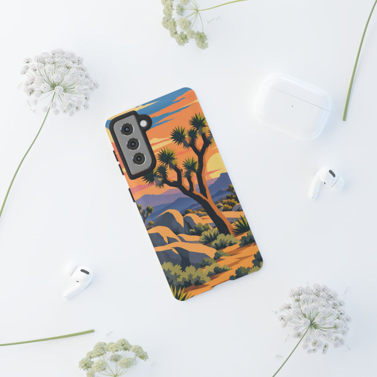 Joshua Tree — Desert Silhouettes Samsung Galaxy Tough Case