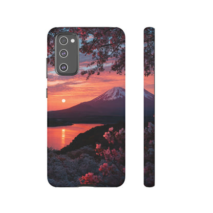 Fuji Moonlit Sakura Samsung Galaxy Tough Phone Case