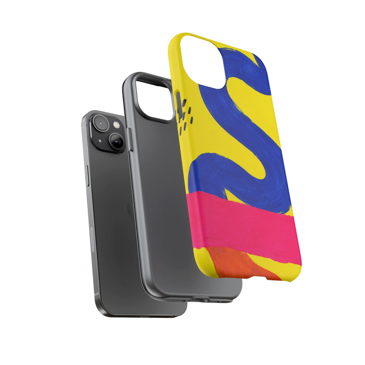 Offbeat iPhone Tough Case | Abstract Color Block Art