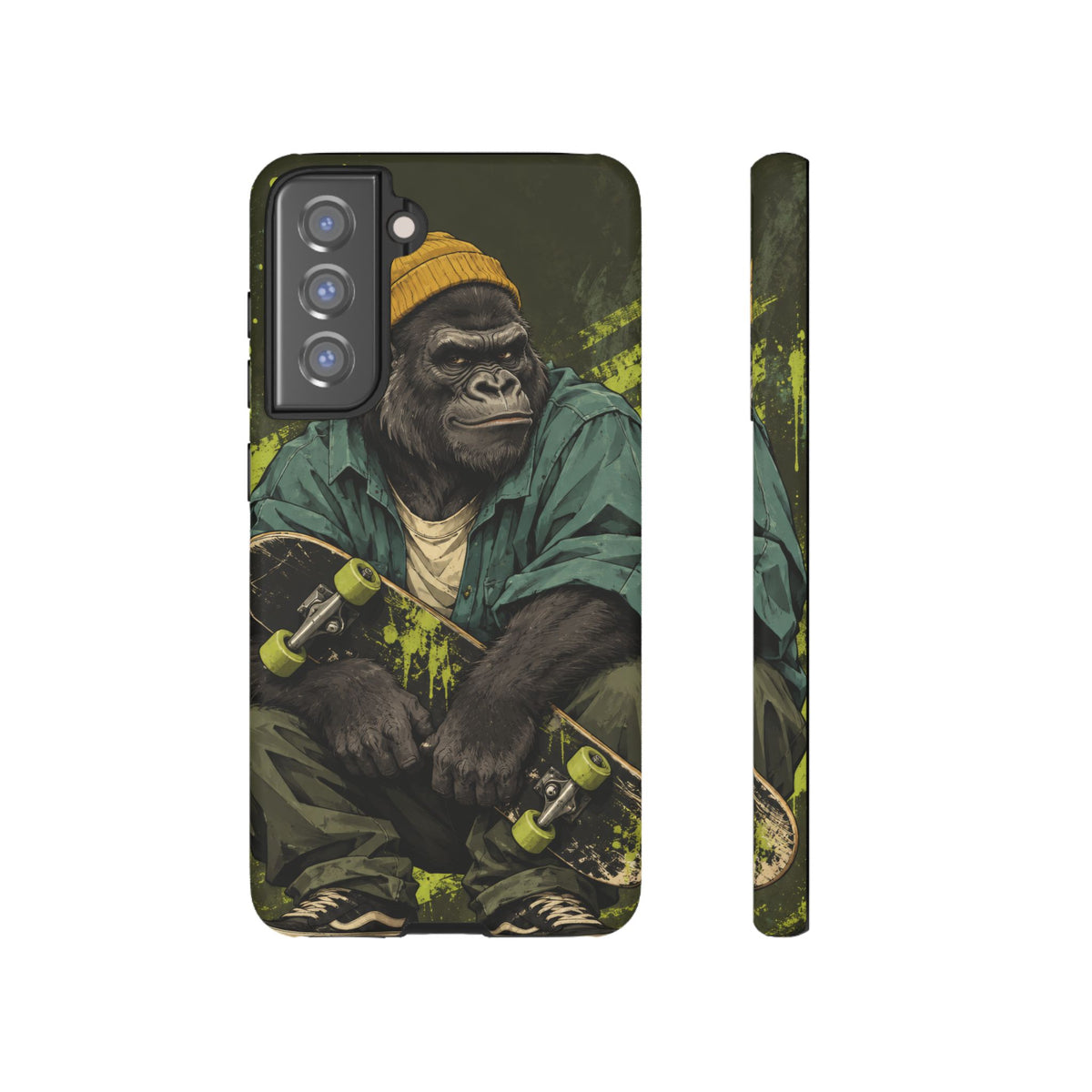 Concrete Jungle Samsung Galaxy Tough Case | Skater Gorilla Illustration
