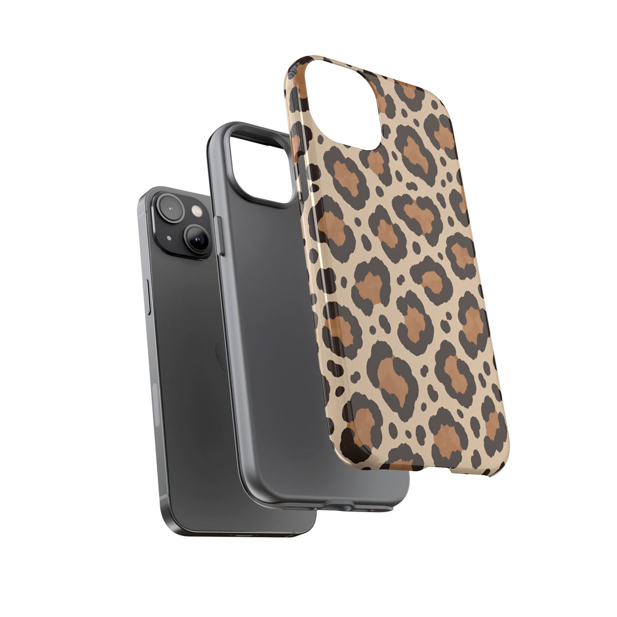 Leopard Print iPhone Tough Case | Cocoa Wildcat