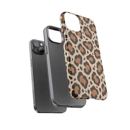 Leopard Print iPhone Tough Case | Cocoa Wildcat