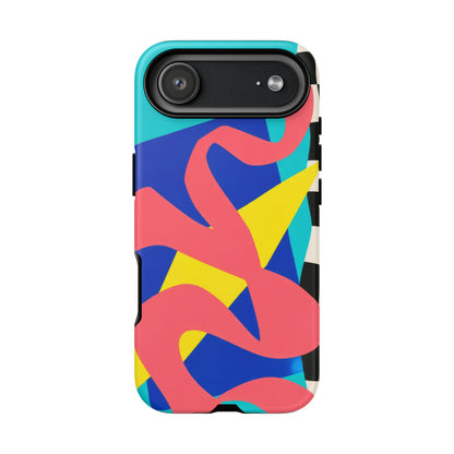 Cut Loose iPhone Tough Case | Retro Abstract Art