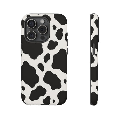 Classic Holstein iPhone Tough Case | Black & White Cow Print