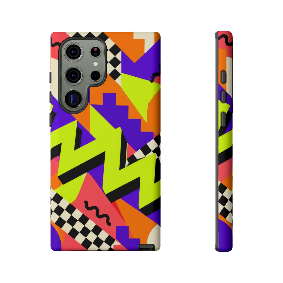 Acid Arcade Samsung Galaxy Tough Case | Bright Retro Geometry