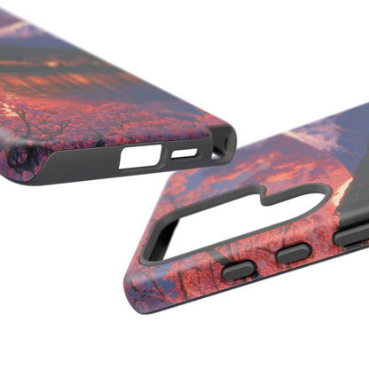 Sakura Lakeside Village Samsung Galaxy Tough Phone Case