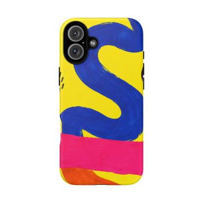 Offbeat iPhone Tough Case | Abstract Color Block Art