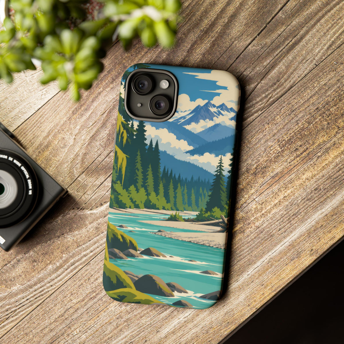 Hoh Rain Forest — Rivergreen iPhone Tough Case