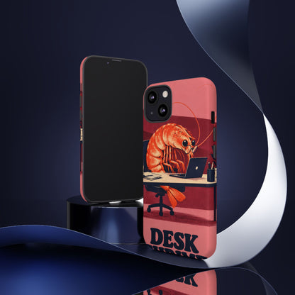 Desk Shrimp iPhone Tough Case