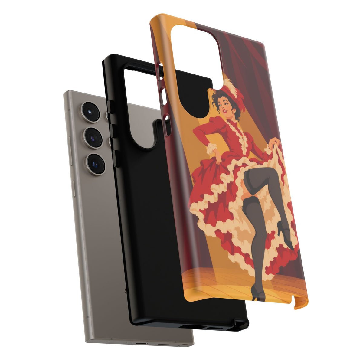 Moulin Rouge Dancer — Crimson Cabaret Samsung Galaxy Tough Case | cabaret dancer