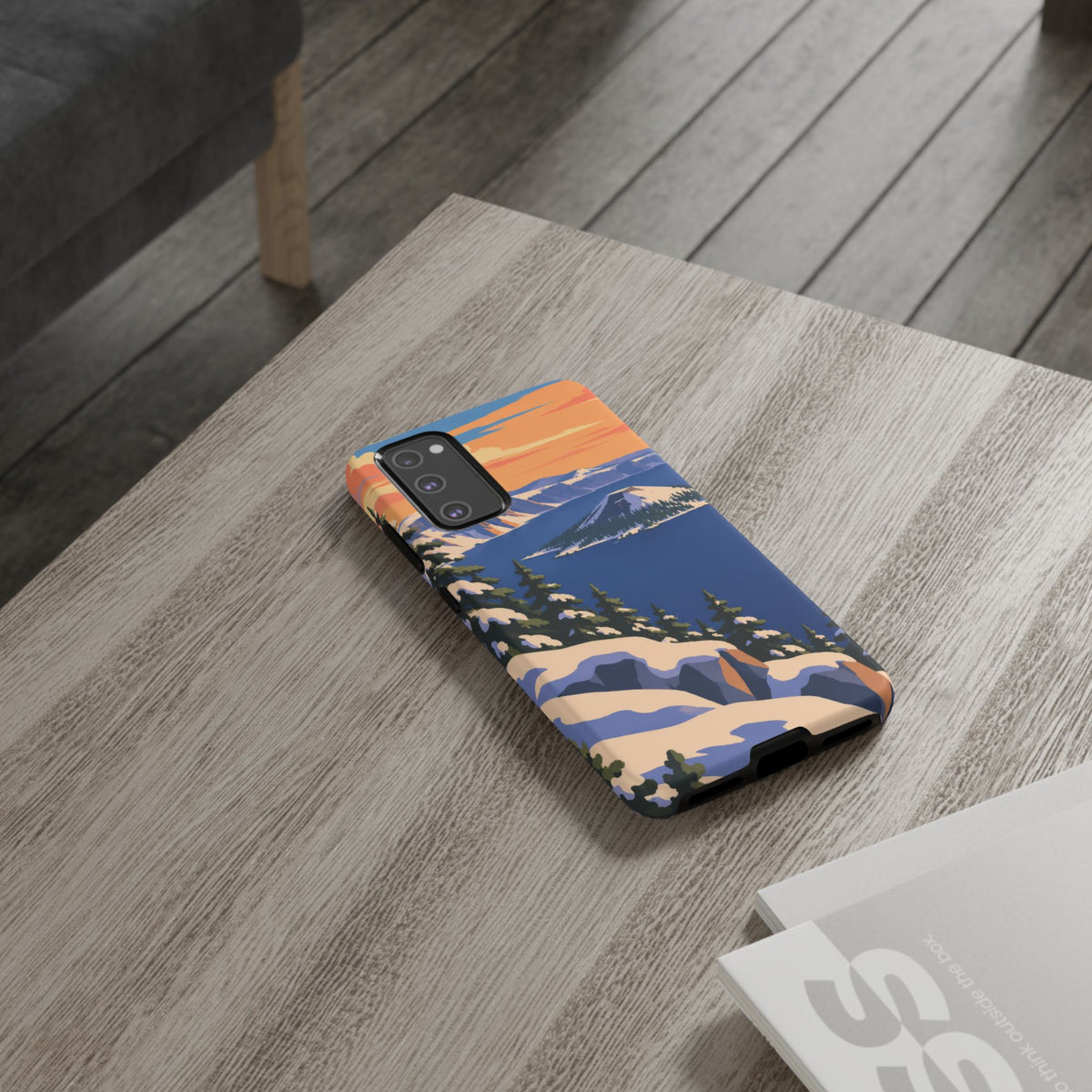 Crater Lake — Winter Caldera Samsung Galaxy Tough Case