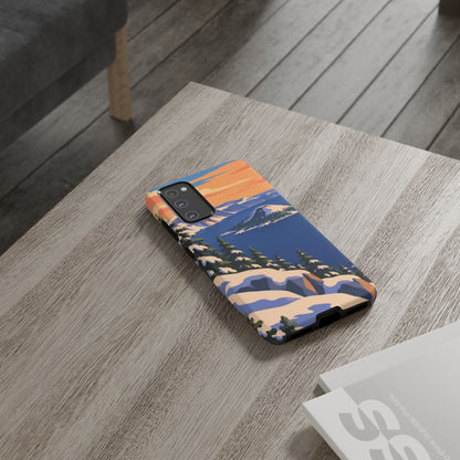 Crater Lake — Winter Caldera Samsung Galaxy Tough Case