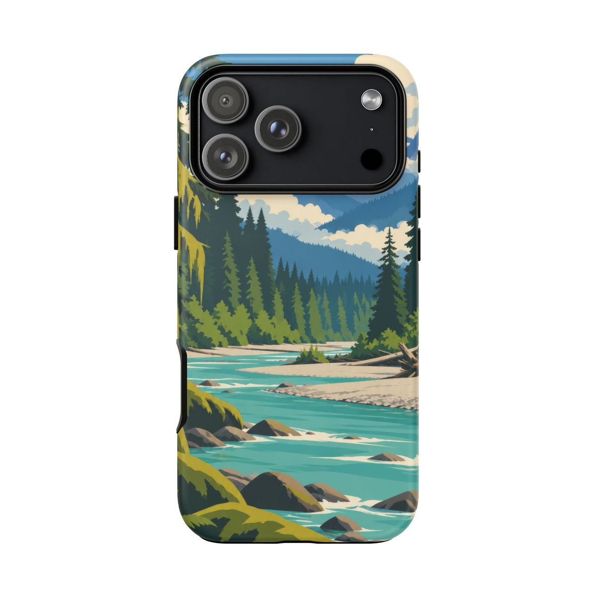 Hoh Rain Forest — Rivergreen iPhone Tough Case