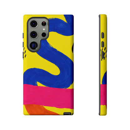 Offbeat Samsung Galaxy Tough Case | Abstract Color Block Art
