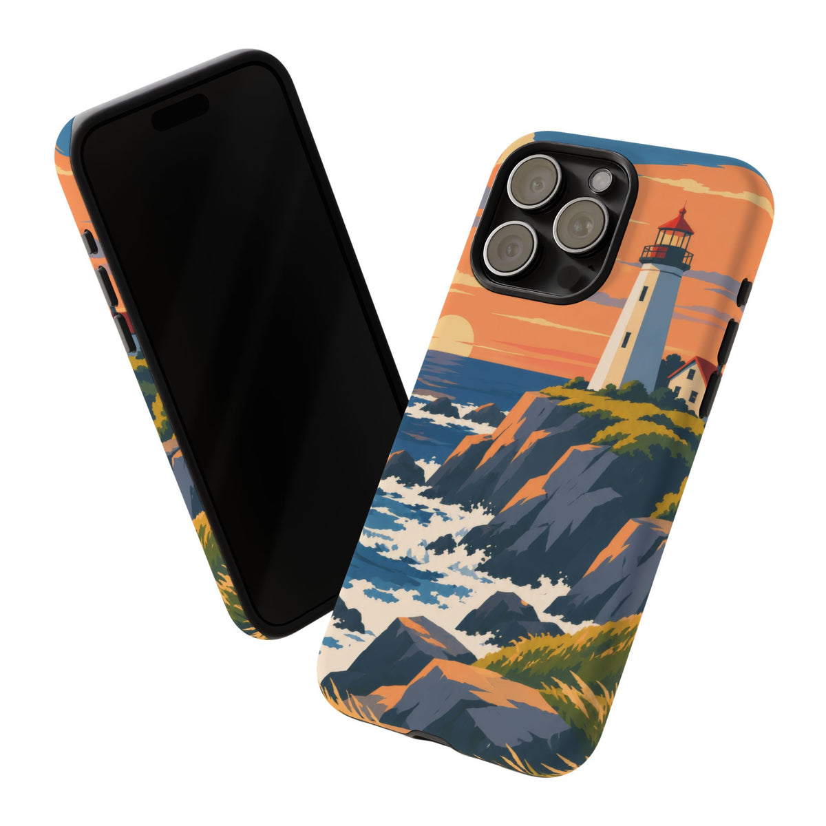 Lighthouse — Atlantic Beacon iPhone Tough Case