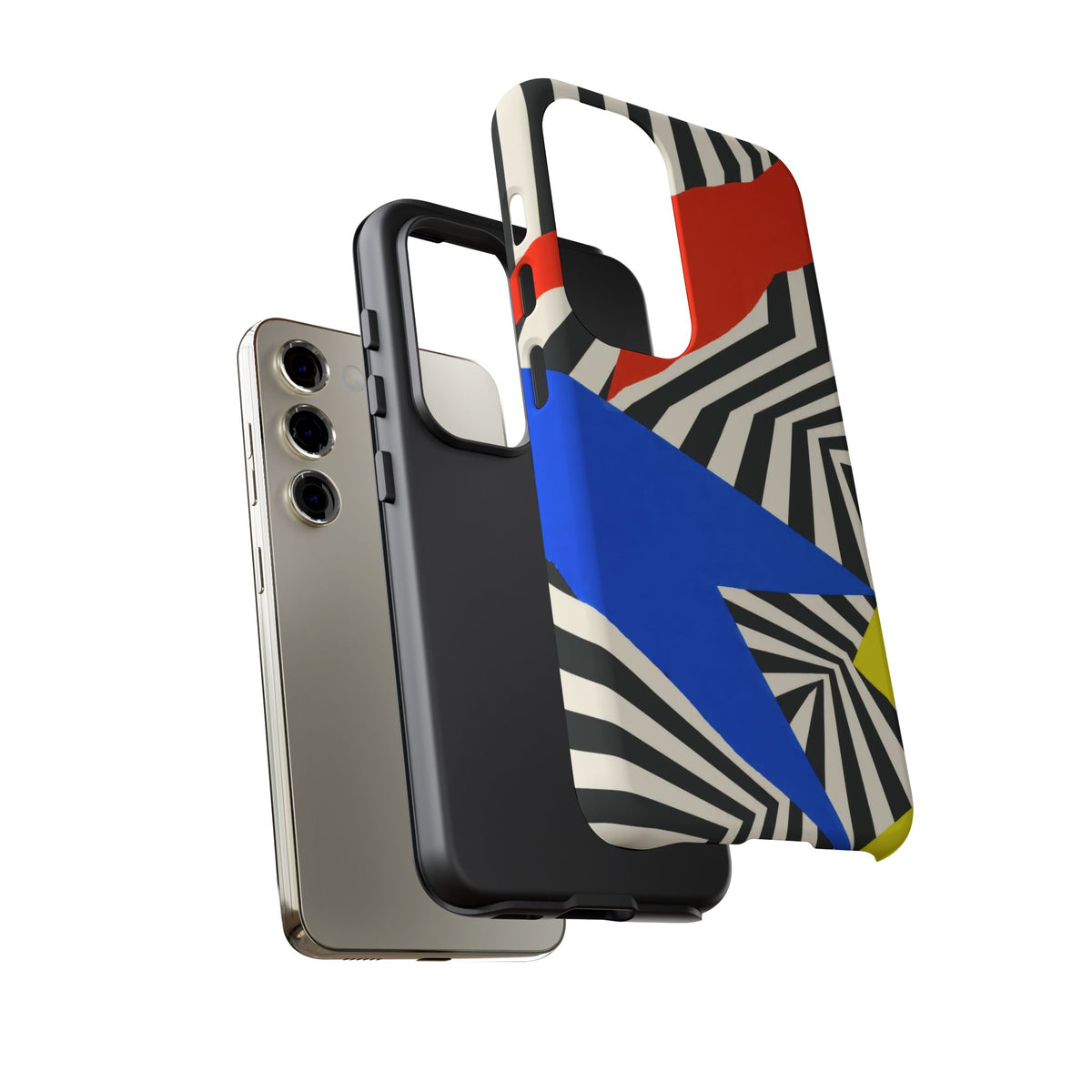 Broken Signal Samsung Galaxy Tough Case | Optical Stripe Art