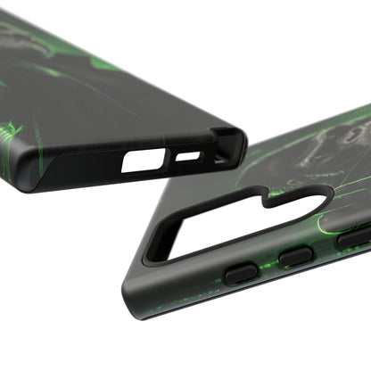 Cyberpunk Gorilla Samsung Galaxy Tough Case | Neon Code Silverback