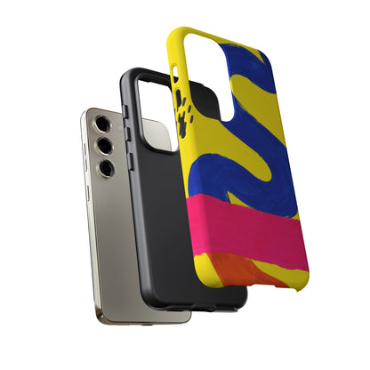 Offbeat Samsung Galaxy Tough Case | Abstract Color Block Art