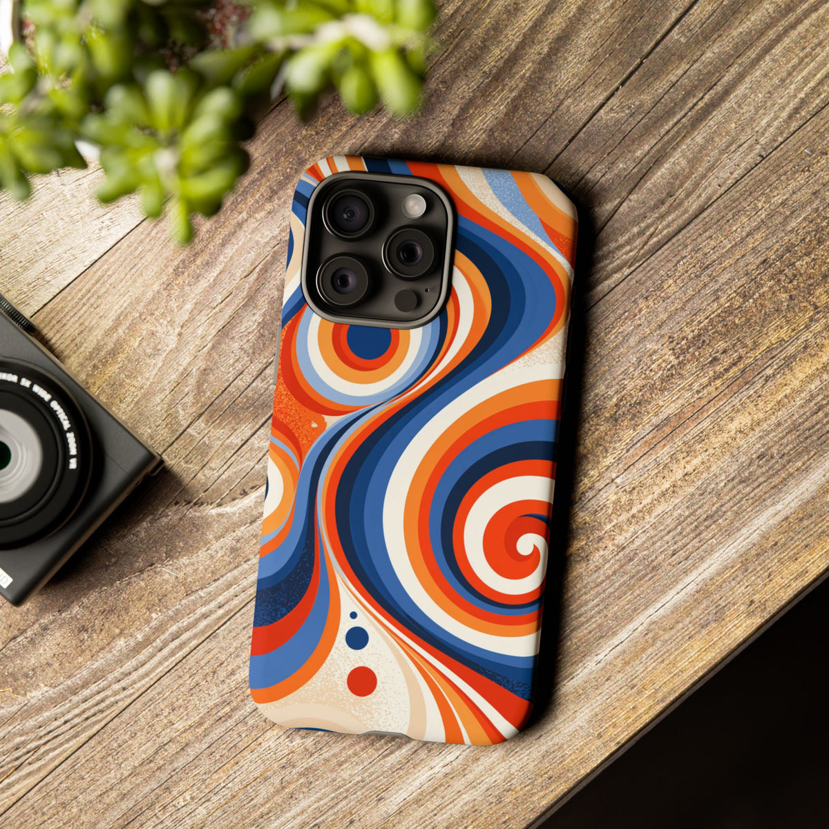 Electric Orbit iPhone Tough Phone Case