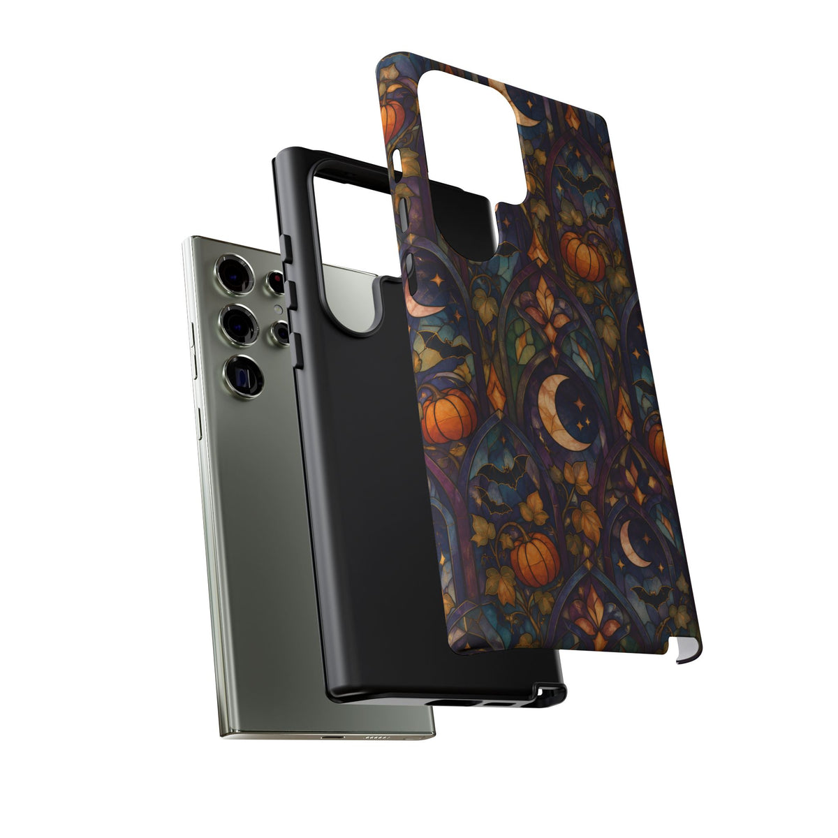 Amber Moon Window Samsung Galaxy Tough Case | celestial halloween