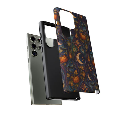 Amber Moon Window Samsung Galaxy Tough Case | celestial halloween
