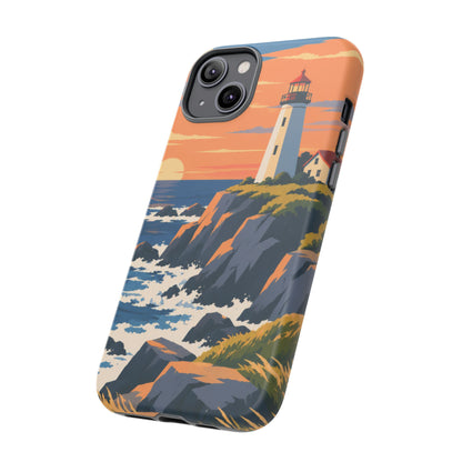 Lighthouse — Atlantic Beacon iPhone Tough Case