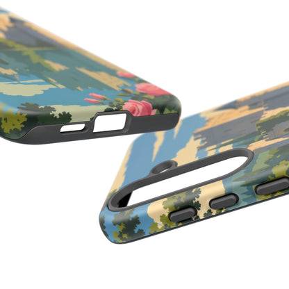 English Castle — Moat and Roses Samsung Galaxy Tough Case