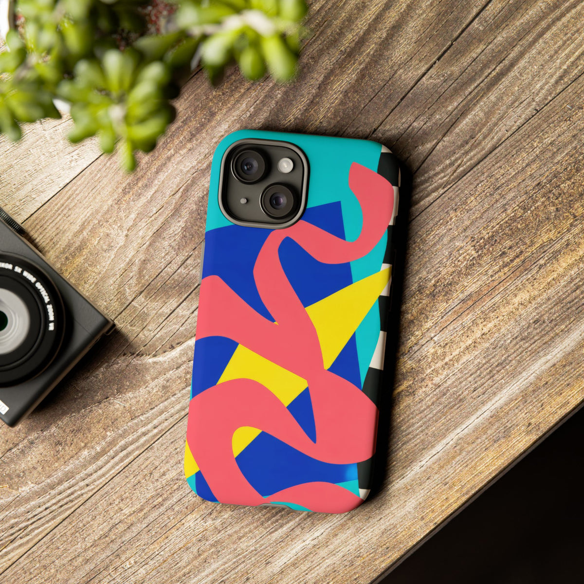 Cut Loose iPhone Tough Case | Retro Abstract Art