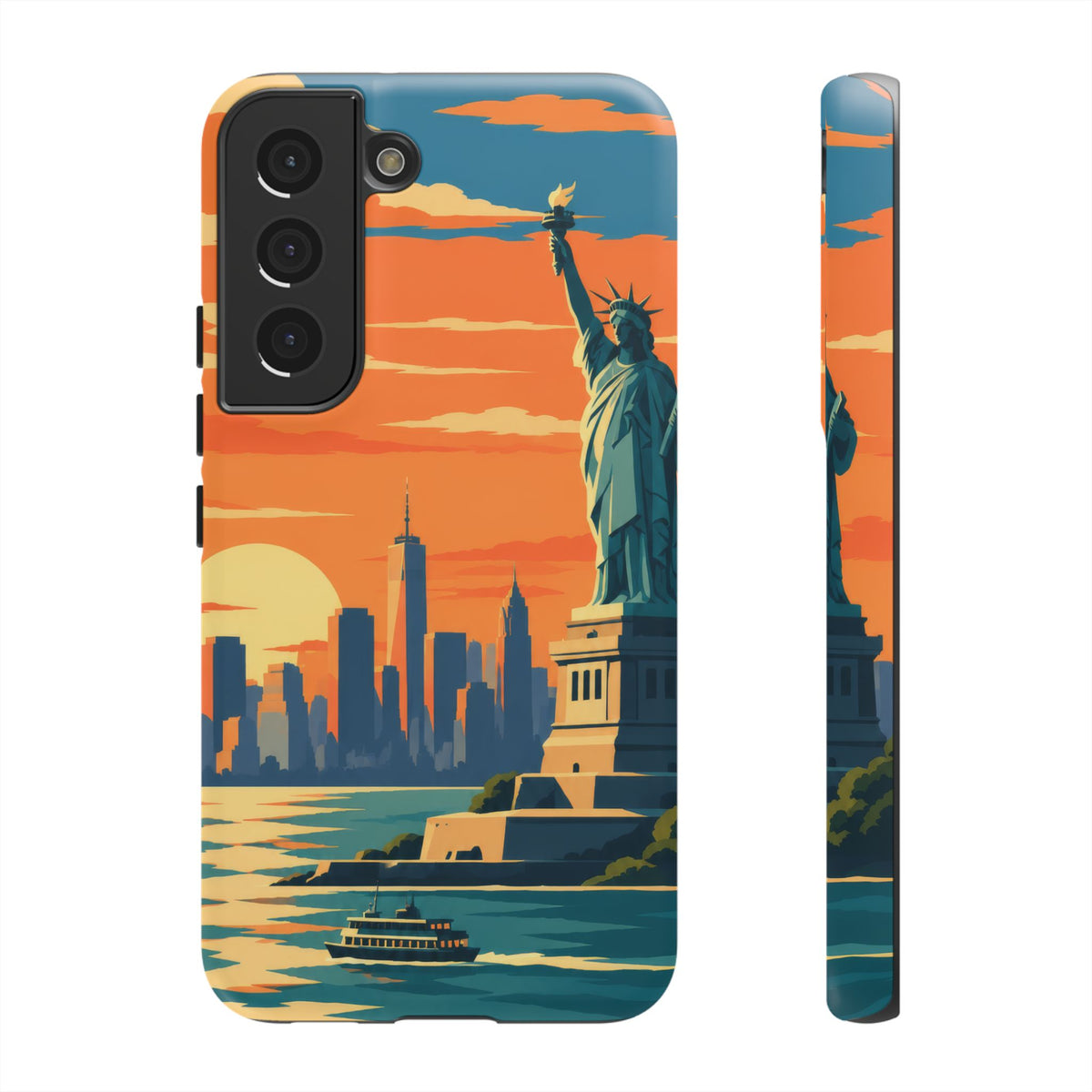 New York City — Harbor Liberty Samsung Galaxy Tough Case