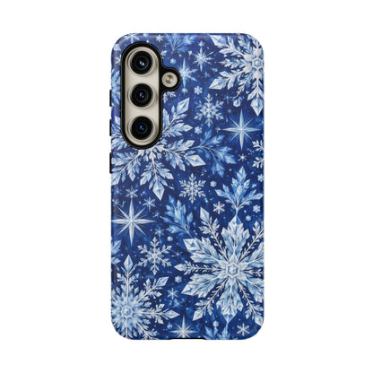 Frosted Midnight Samsung Galaxy Tough Case | snowflake