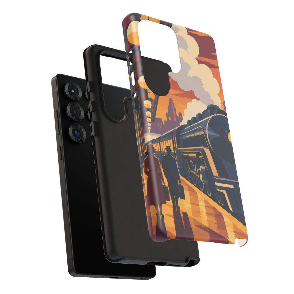 Travel by Train — Night Departure Samsung Galaxy Tough Case | train travel