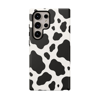 Classic Holstein Samsung Galaxy Tough Case | Black & White Cow Print