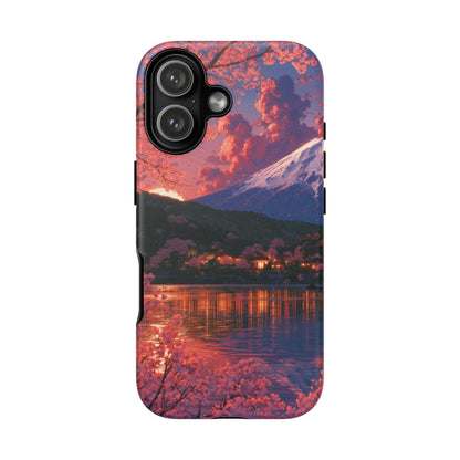 Sakura Lakeside Village iPhone Tough Phone Case