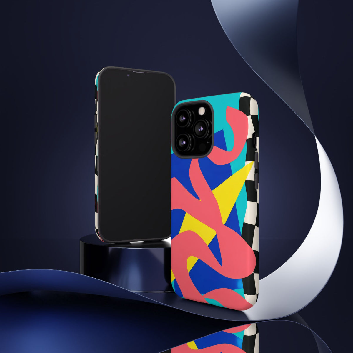 Cut Loose iPhone Tough Case | Retro Abstract Art