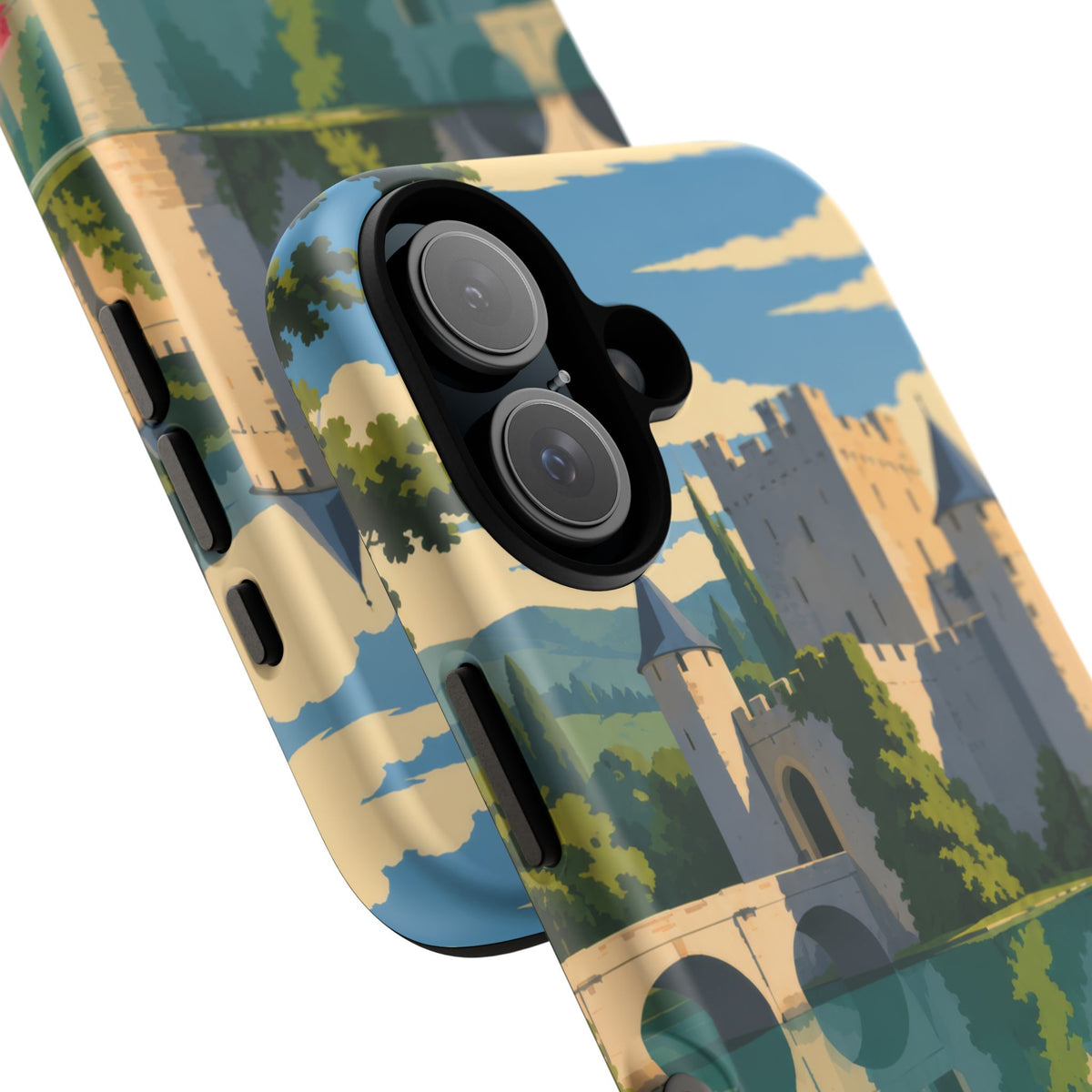 English Castle — Moat and Roses iPhone Tough Case