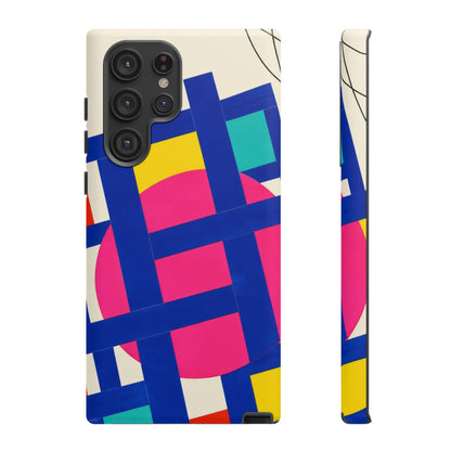 Chromatic Mischief Samsung Galaxy Tough Case | Geometric Color Block Art