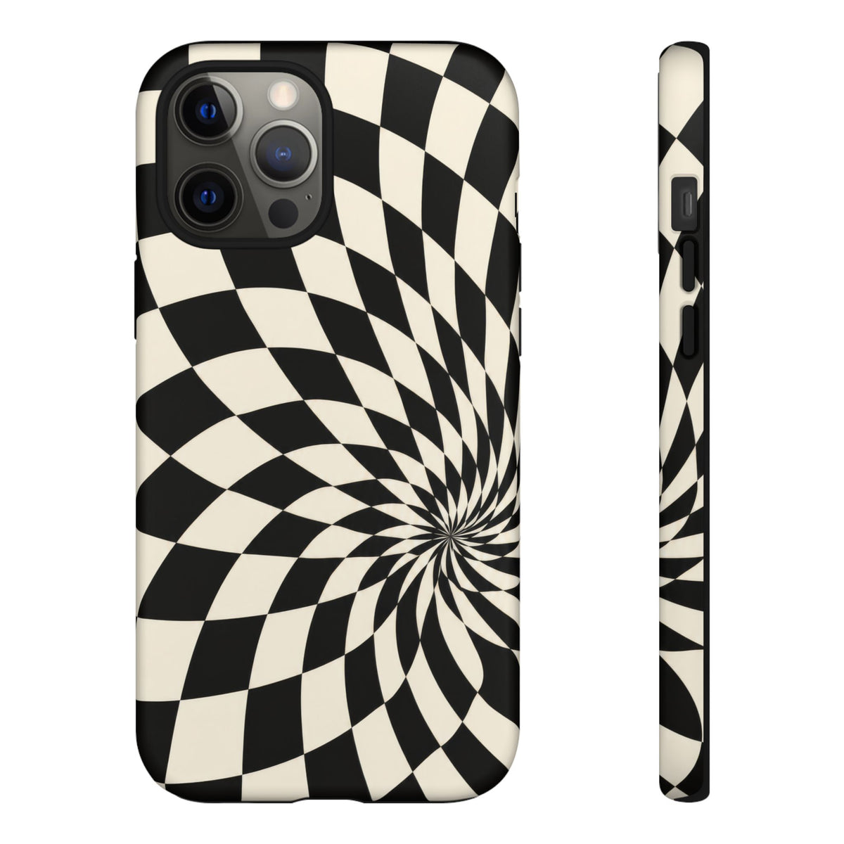Twist Theory iPhone Tough Case | Optical Checkerboard