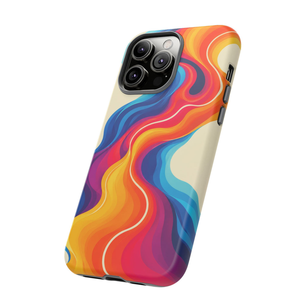 Electric Tide iPhone Tough Case | psychedelic wave