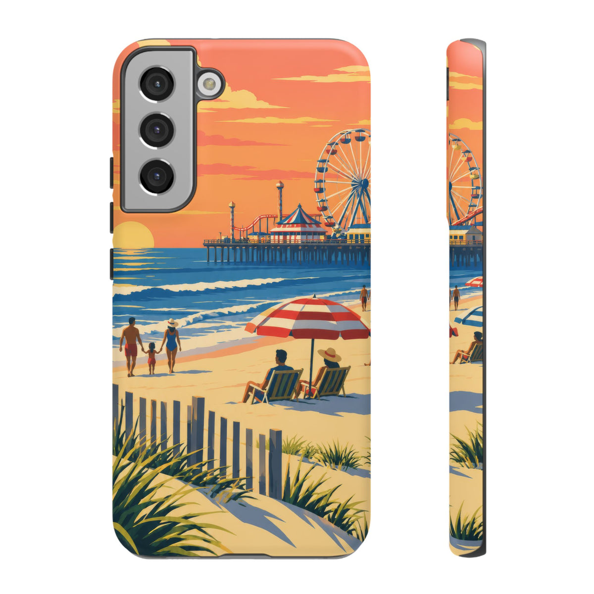 New Jersey Shore — Boardwalk Summer Samsung Galaxy Tough Case