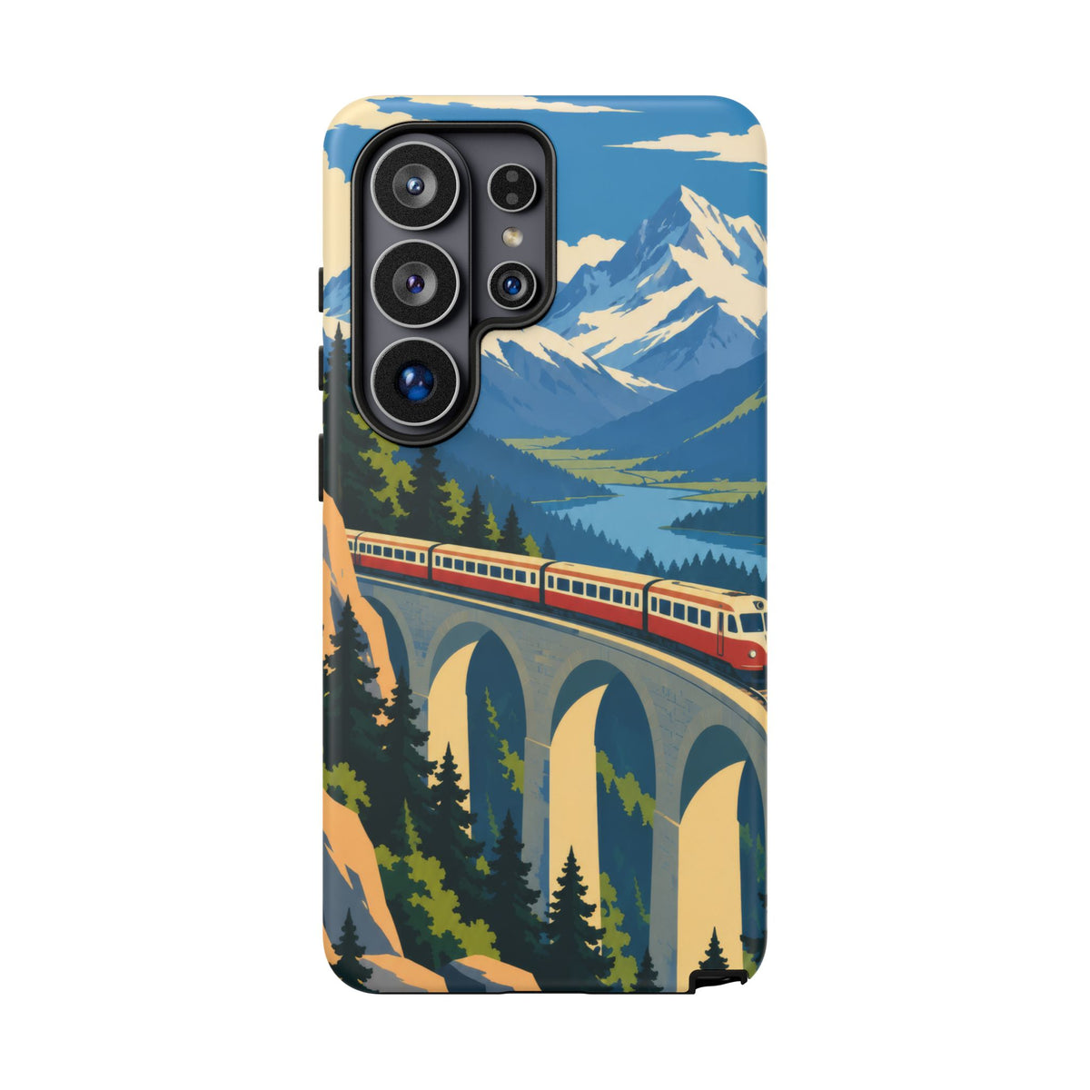 Travel by Train — Alpine Express Samsung Galaxy Tough Case | train travel