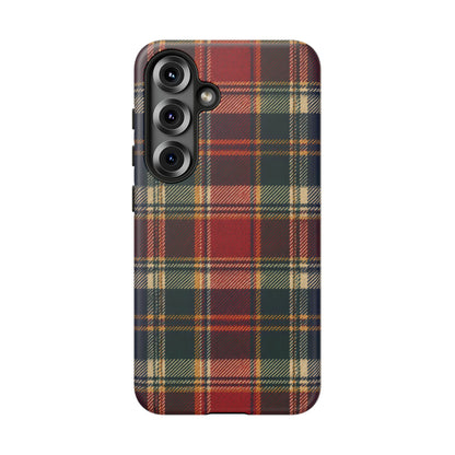 Highland Holiday Samsung Galaxy Tough Case | christmas plaid