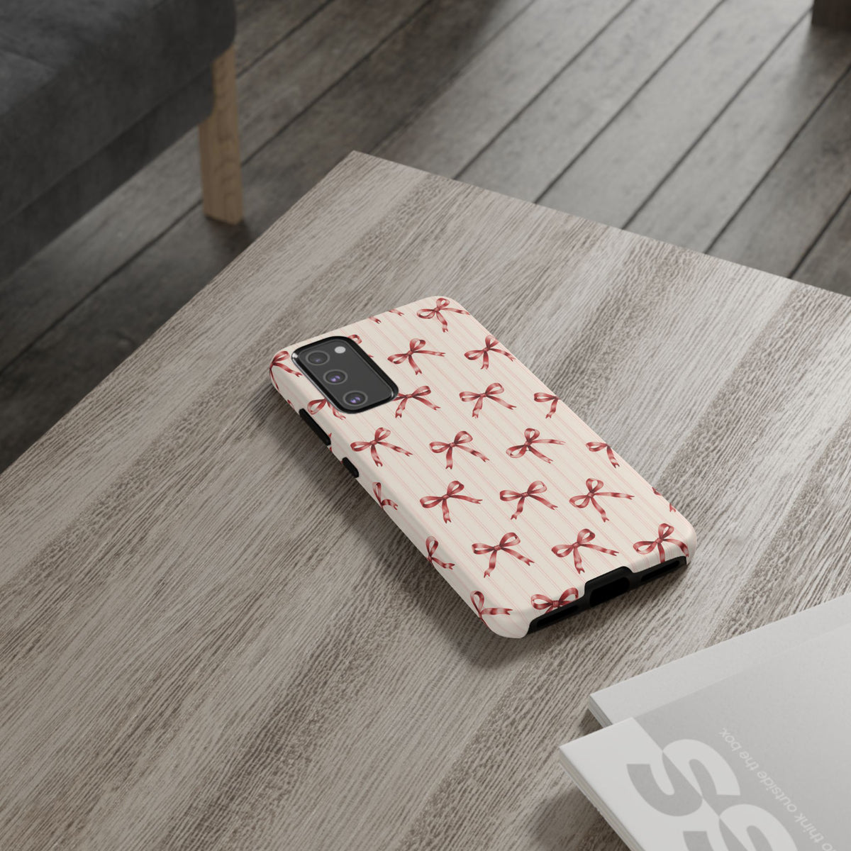 Red Bow Samsung Galaxy Tough Case | Ribbon Waltz