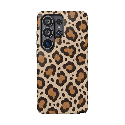 Leopard Print Samsung Galaxy Tough Case | Cocoa Wildcat