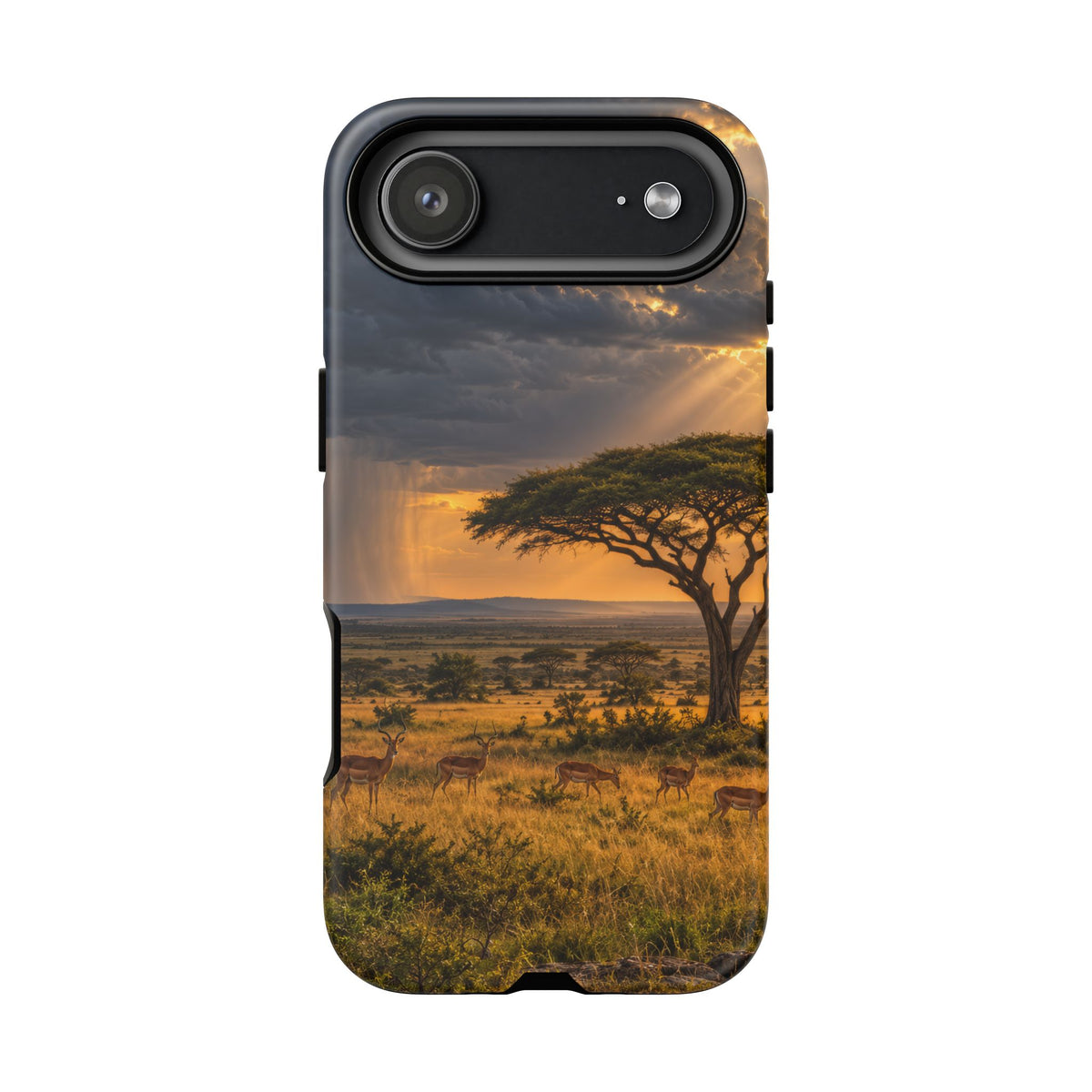 Stormlight on the Mara iPhone Tough Case | african storm