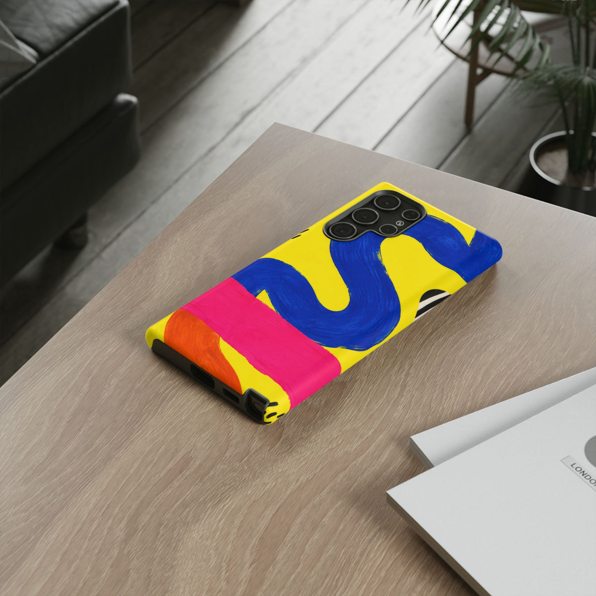 Offbeat Samsung Galaxy Tough Case | Abstract Color Block Art
